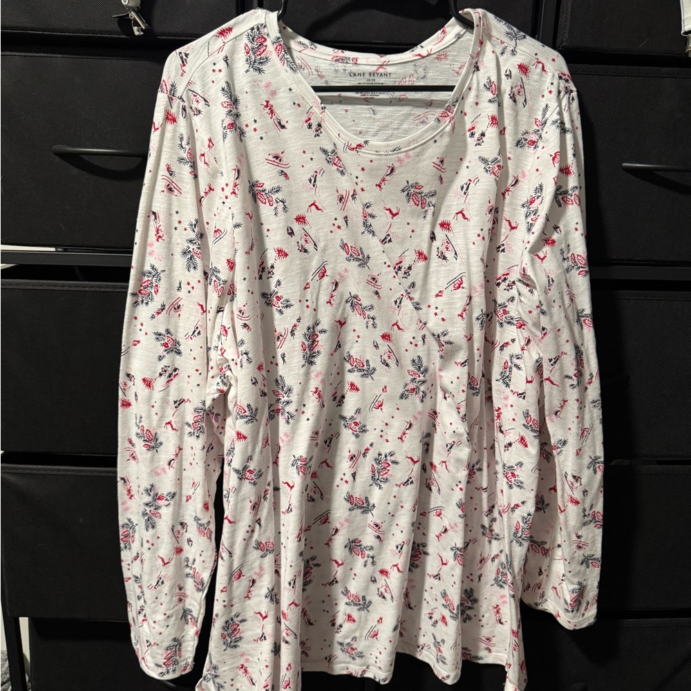 Floral Print Long Sleeve Top